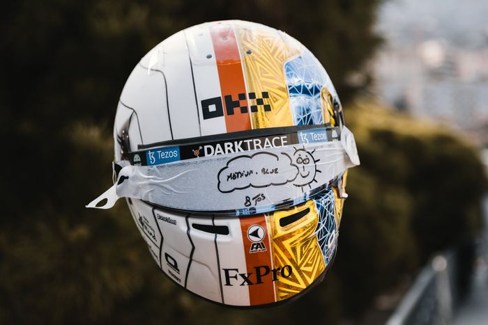 Casco de Lando Norris, McLaren