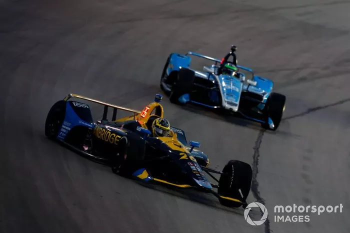 Zach Veach, Andretti Autosport Honda hace un trompo