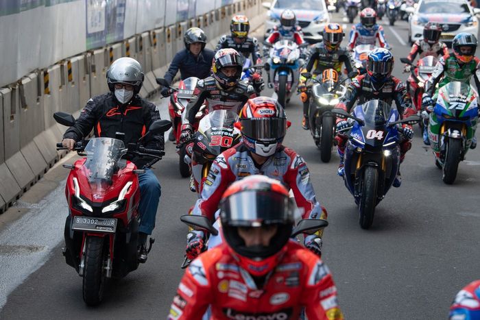 Parada de MotoGP en Jakarta