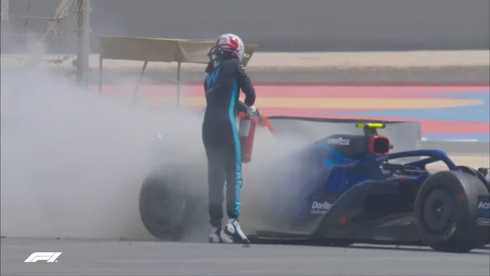 Incendio del Williams de Latifi