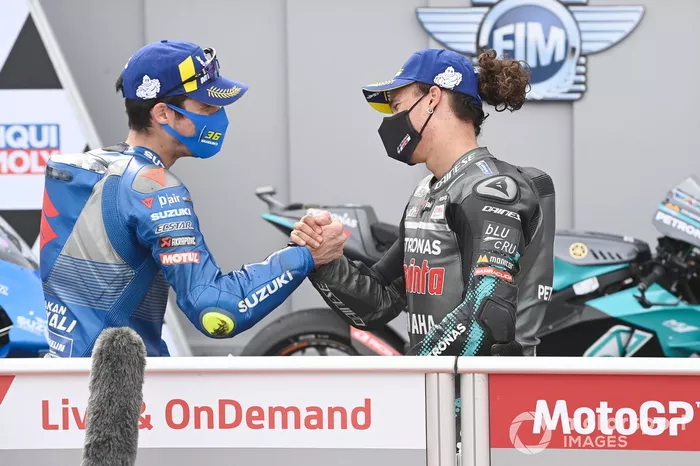 Franco Morbidelli, Petronas Yamaha SRT, Joan Mir, Team Suzuki MotoGP