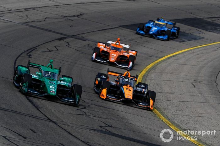 Alex Palou, Chip Ganassi Racing Honda, Patricio O'Ward, Arrow McLaren SP Chevrolet