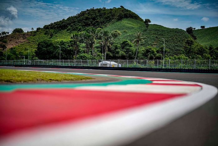 Aspectos de la pista de Mandalika