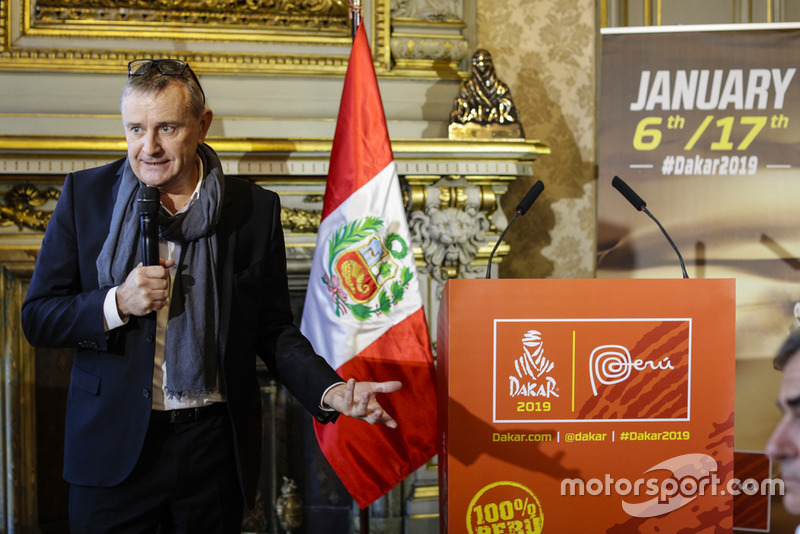 Etienne Lavigne, director del Dakar