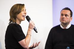 Claire Williams, Williams Martini Racing Deputy Principle, is interviewed on the Autosport Stage