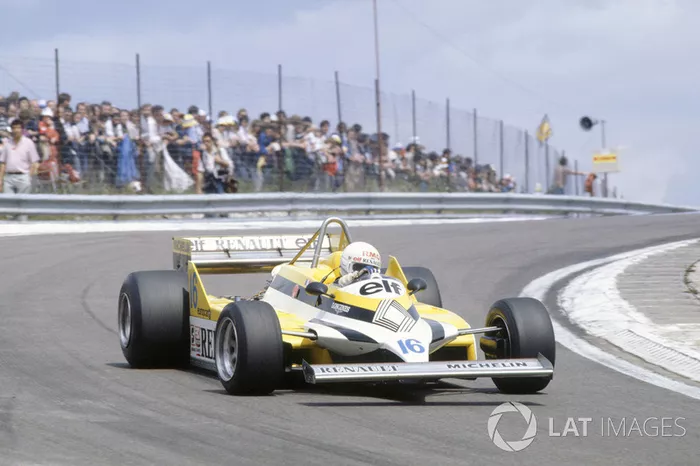 15º René Arnoux, Renault RE30, Dijon 1981. Tiempo: 1:05.950
