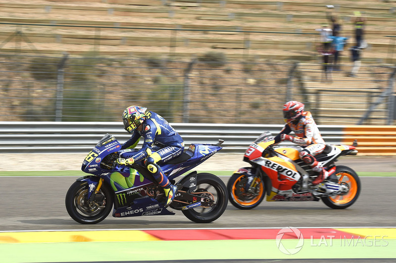 Валентино Россі, Yamaha Factory Racing, Марк Маркес, Repsol Honda Team