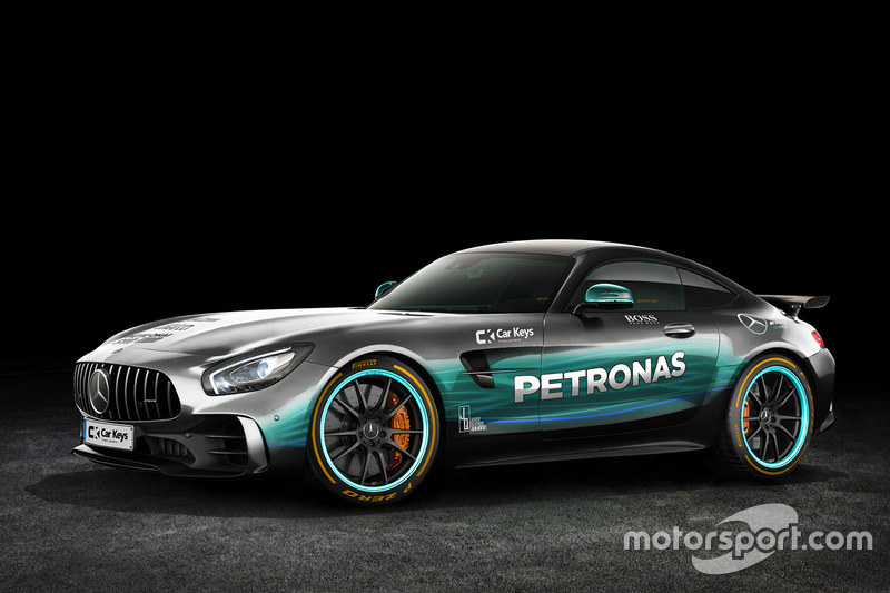 Mercedes AMG GT en livery de Mercedes AMG F1