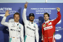 Обладатель поула - Льюис Хэмилтон, Mercedes AMG F1 Team, второе место - Нико Росберг, Mercedes AMG F