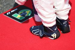 Felipe Massa (BRA) Williams bij het volkslied