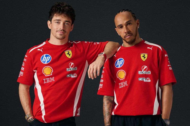 Lewis Hamilton et Charles Leclerc, Ferrari