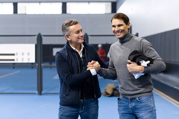 Rafa Nadal, Team Nadal y Alejandro Agag, Presidente E1