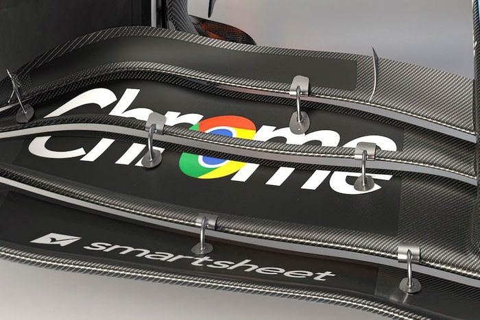 McLaren MCL60, detail front wing