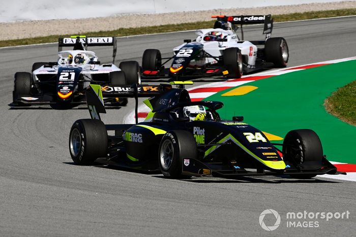 Kaylen Frederick, Carlin Buzz Racing, Lorenzo Colombo, Campos Racing, Amaury Cordeel, Campos Racing