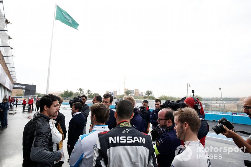 Lucas Di Grassi, Audi Sport ABT Schaeffler, Antonio Felix da Costa, BMW I Andretti Motorsports, Sébastien Buemi, Nissan e.Dams, Sam Bird, Envision Virgin Racing 