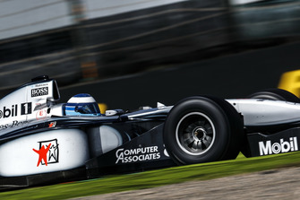 Mika Hakkinen, McLaren MP4-13 at Legends F1 30th Anniversary Lap Demonstration