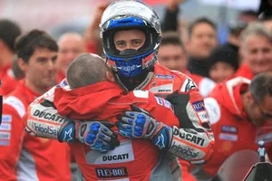 Il vincitore della gara Andrea Dovizioso, Ducati Team
