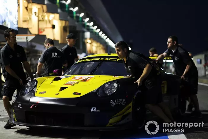 #57 Team Project 1 Porsche 911 RSR:  Ben Keating, Felipe Fraga, Jeroen Bleekemolen 
