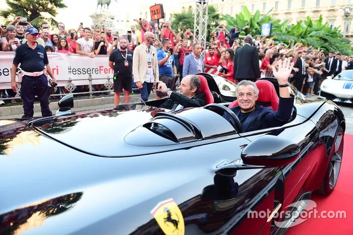 Jean Alesi y Gerhard Berger