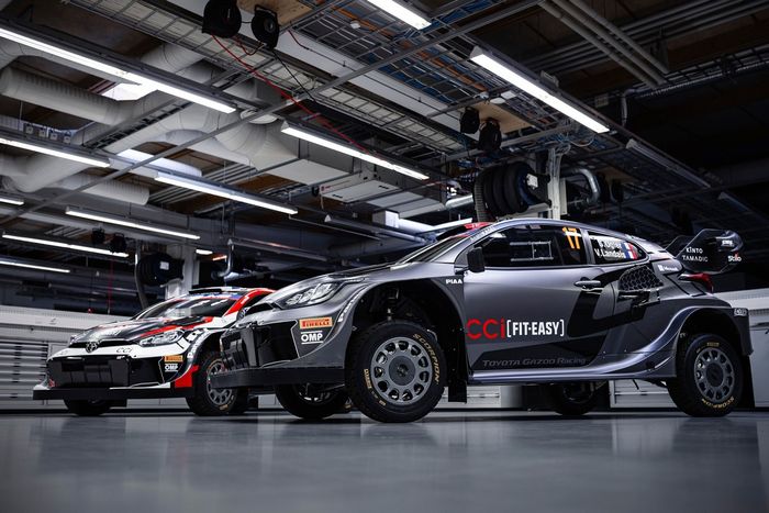 Ozdoby Toyota Racing na Rajd Finlandii 