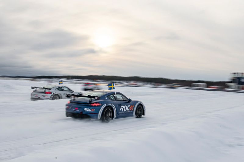 Final sueca entre Pontus Fredricsson y Edvin Hellsten en el Porsche ROC Challenge