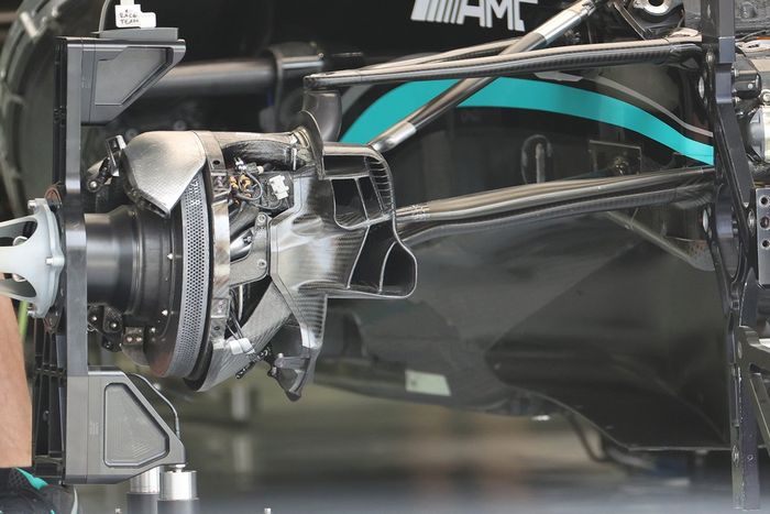 Detalles del Mercedes W12