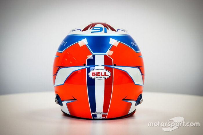 El casco de Esteban Ocon, Alpine F1 Team  