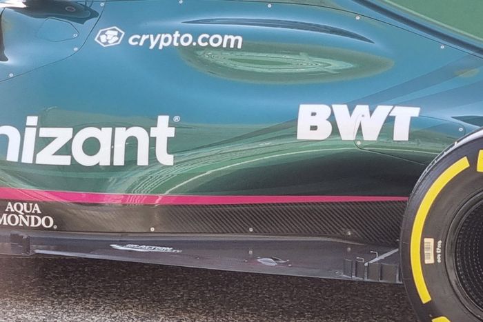 Detalle del Aston Martin AMR21