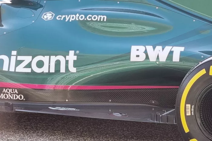 Detalle del Aston Martin AMR21