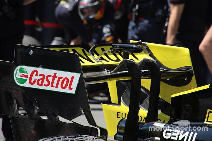 Detalle técnico del Renault F1 Team