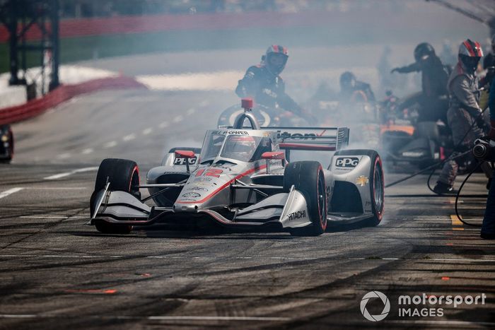 Will Power, Team Penske Chevrolet, pit stop