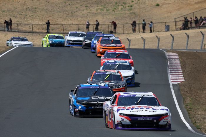 Connor Zilisch, JR Motorsports Chevrolet, Shane Van Gisbergen, Chevrolet
