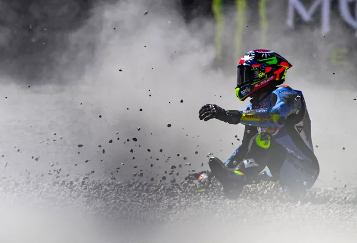 Fermin Aldeguer, Gresini Racing crash