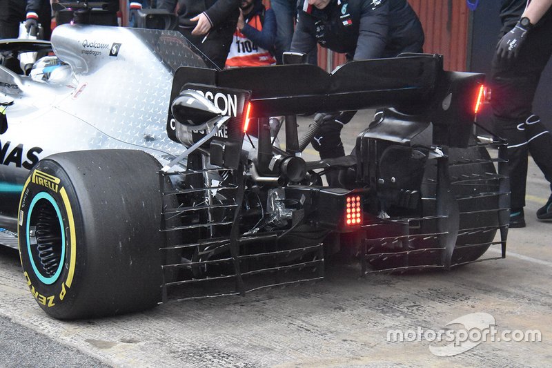 Valtteri Bottas, Mercedes AMG F1 W10 rear detail