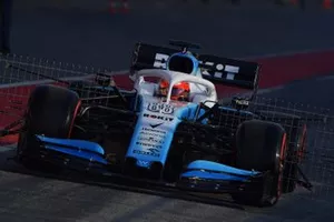 Robert Kubica, Williams FW42 avec des capteurs aérodynamiques