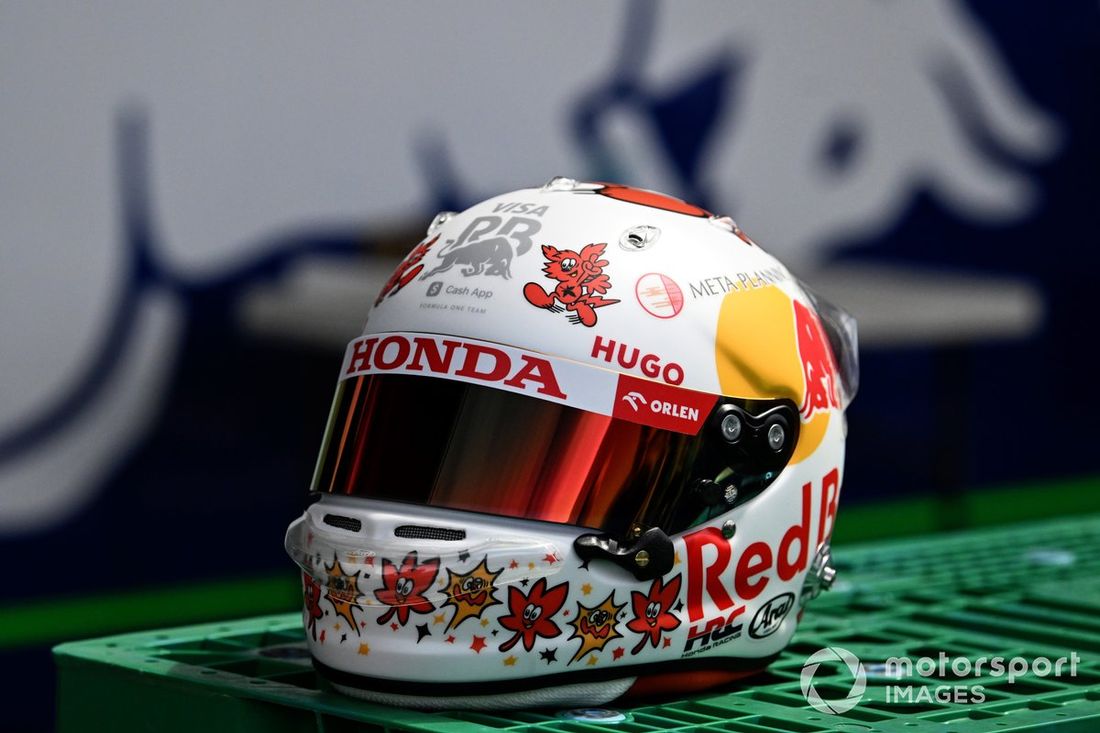 Capacete especial de Yuki Tsunoda, Visa Cash App RB F1 Team 