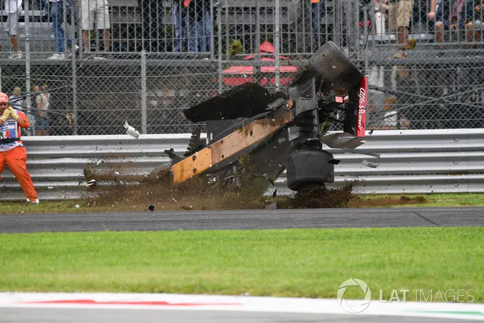 L'accident de Marcus Ericsson, Sauber C37 