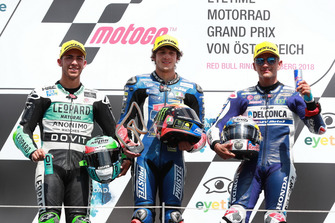 Podio: Enea Bastianini, Leopard Racing, Marco Bezzecchi, Prustel GP, Jorge Martin, Del Conca Gresini Racing Moto3
