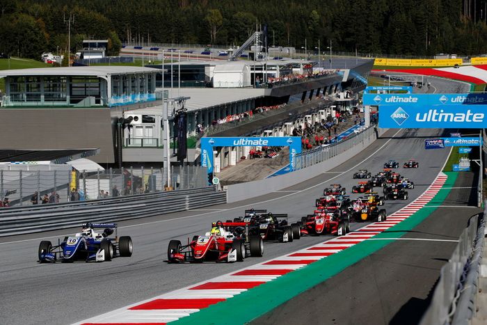 Robert Shwartzman, PREMA Theodore Racing Dallara F317 - Mercedes-Benz, Mick Schumacher, PREMA Theodore Racing Dallara F317 - Mercedes-Benz