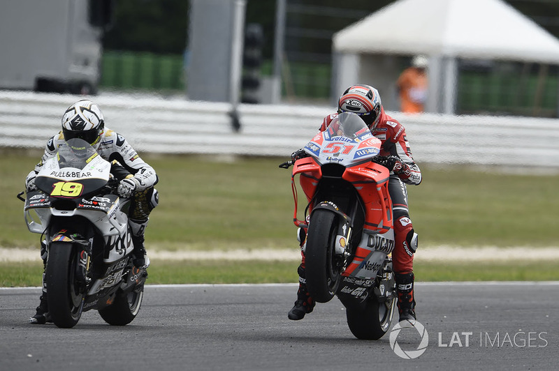 Мікеле Пірро, Ducati team, practice start