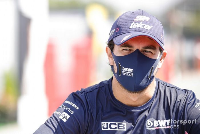 Sergio Pérez, Racing Point con los medios