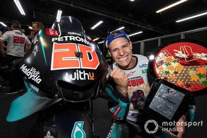 El segundo clasificado, Fabio Quartararo, Petronas Yamaha SRT