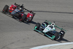 Simon Pagenaud, Team Penske Chevrolet, Graham Rahal, Rahal Letterman Lanigan Racing Honda