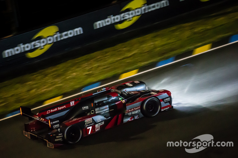 4e: #7 Audi Sport Team Joest Audi R18: Marcel Fassler, Andre Lotterer, Benoit Tréluyer
