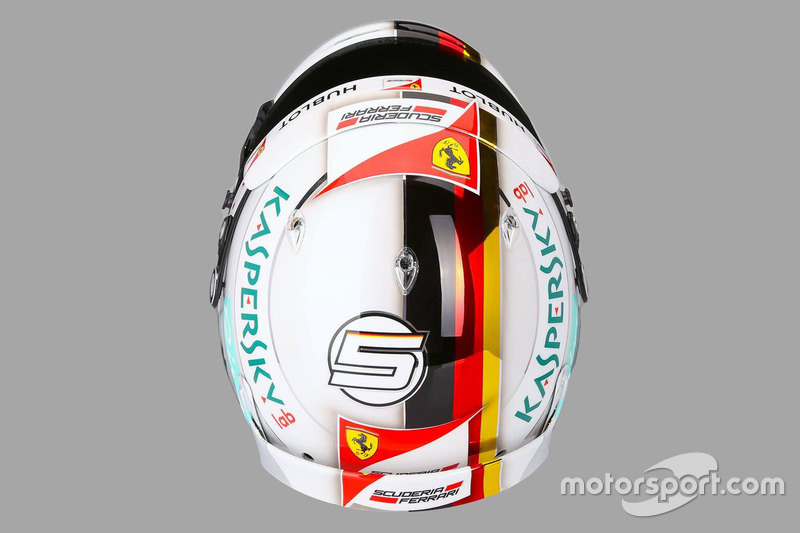 Sebastian Vettel, il casco