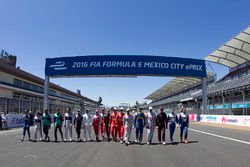 Foto de grupo de pilotos