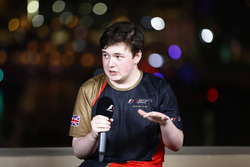 Brendon Leigh celebrates after winning the E-Sports event