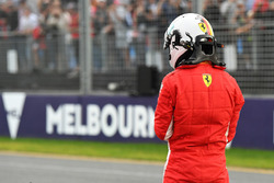 Sebastian Vettel, Ferrari dans le Parc Fermé