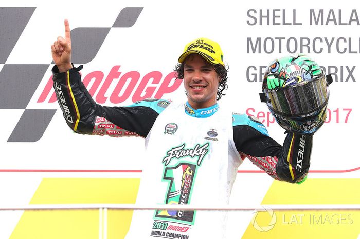 Podium: tercero, Franco Morbidelli, Marc VDS