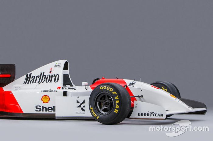 El McLaren-Cosworth Ford MP4/8A de Ayrton Senna